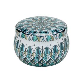 Popular Ethnic Style Aromatherapy Jar Candle Tinplate Wedding Candy Gift Box Round Tea Universal Packaging Box (Option: C91 Empty Can)
